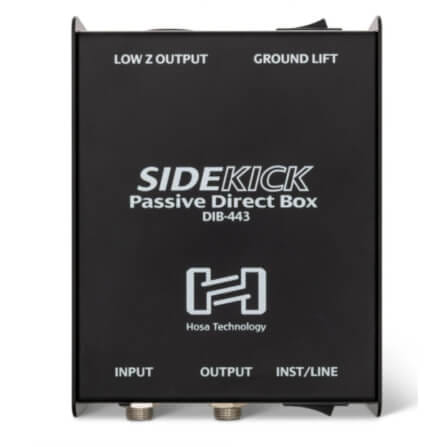 ดีไอบ๊อกส์ HOSA (DIB-443) SIDEKICK PASSIVE DI BOX, 1/4 IN TS TO XLR3M_2